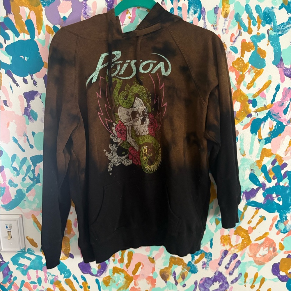 Torrid Black and Green Graphic Hoodie